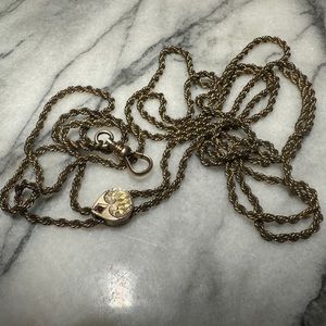 Antique Victorian Gold Filled Pocket Watch Slide Chain